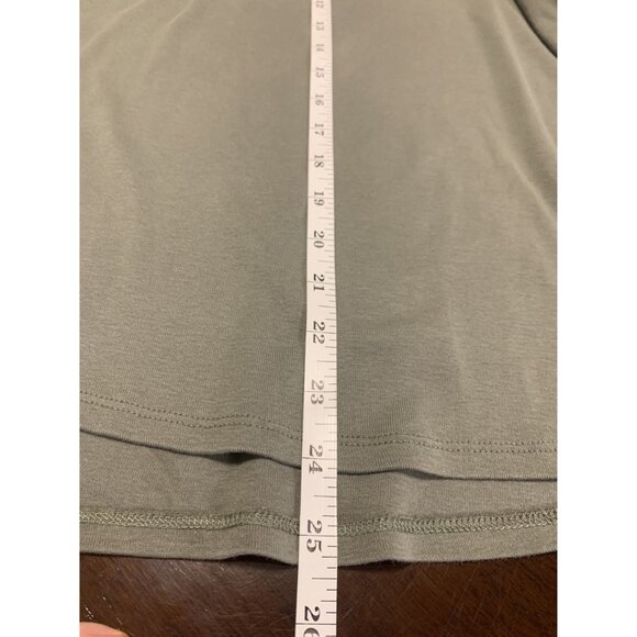 Chicos 3 The Ultimate Tee 100% Cotton Casual Green Coastal Grandma - Picture 6 of 8